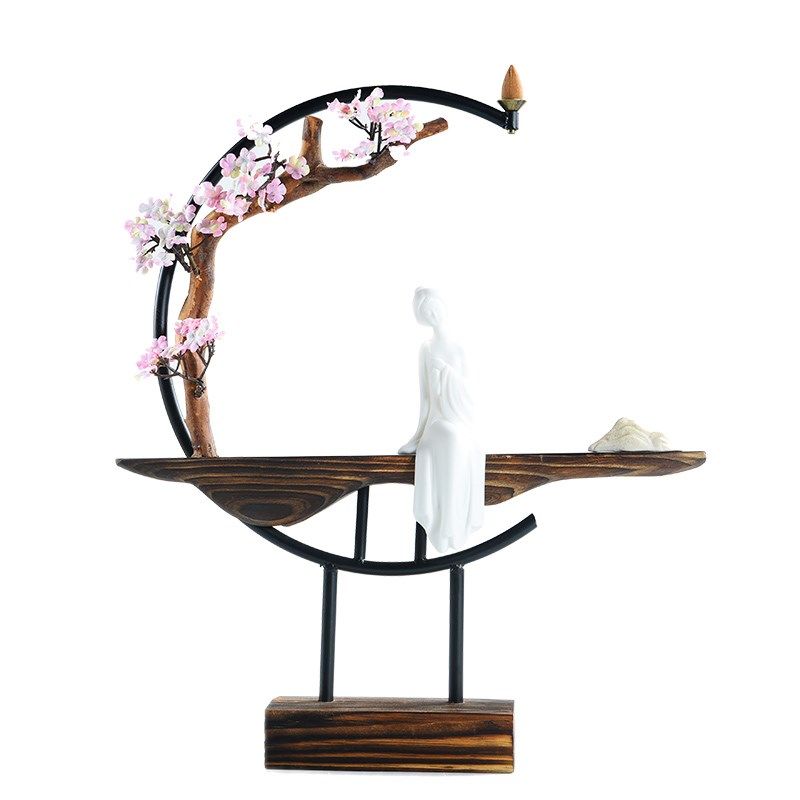 创意倒流香摆件熏香炉檀香家用客厅茶室玄关装饰工艺品禅意新中式,淘宝优惠券,粉丝福利购,淘宝优惠卷