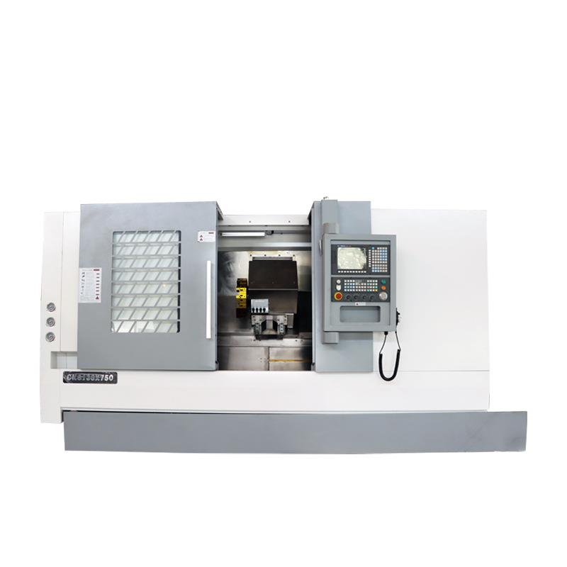 山东斜轨数控车床TCK50车铣复合刀塔机床轨斜车斜床身高精度 - 图3