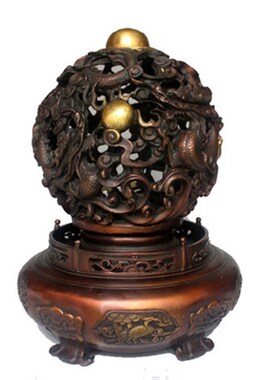 全铜九转乾坤鼎摆件时来运转九龙鼎客厅I办公室家居装饰品礼品摆