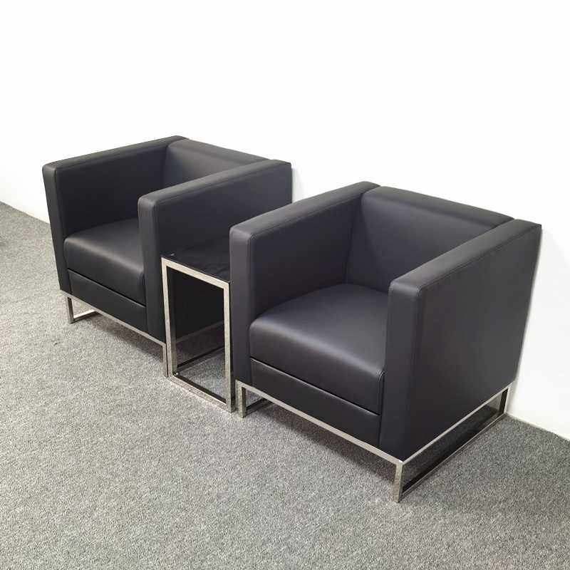 简易商务办公沙发茶几组合单人会客接待室4S店客户休息区简约现代,淘宝优惠券,粉丝福利购,淘宝优惠卷