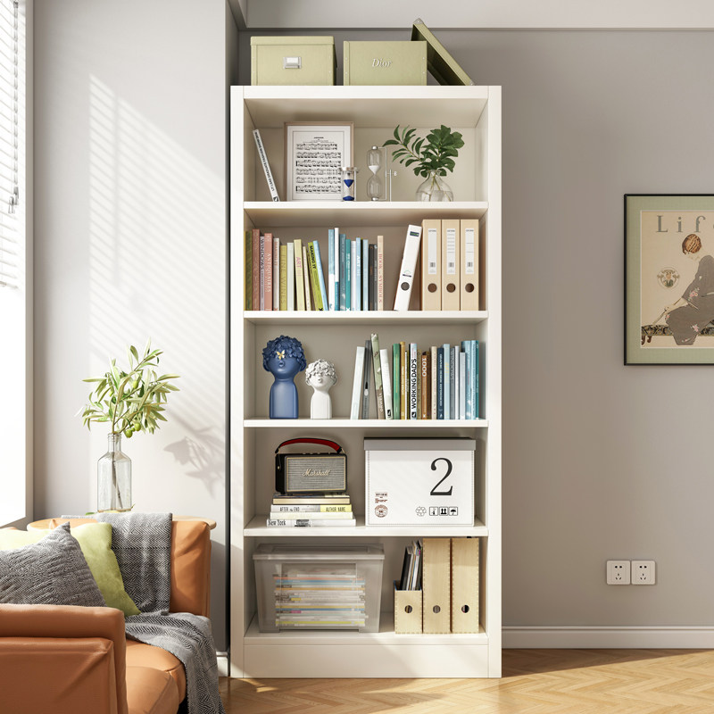 简易书架置物架落地多层收纳柜子储物柜学生卧室家用书柜现代简约,淘宝优惠券,粉丝福利购,淘宝优惠卷