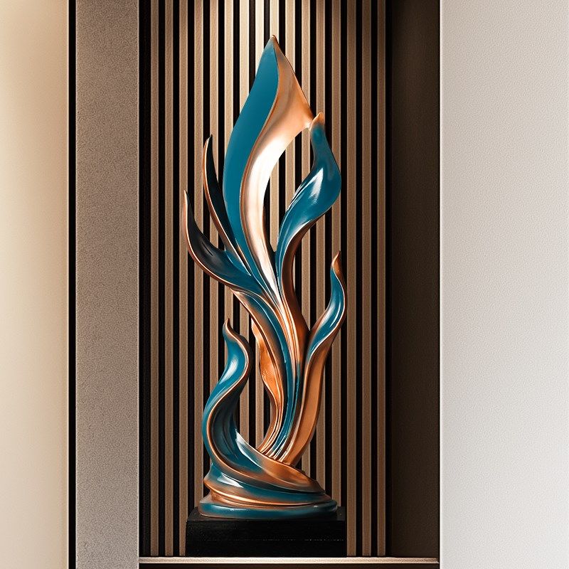 风生水起入户玄关抽象高摆件客厅电视柜壁龛装饰办公室工艺品摆设,淘宝优惠券,粉丝福利购,淘宝优惠卷