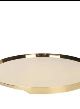 现代简单的创意金属托盘储存托盘装饰托盘样品屋销售O办公室咖啡