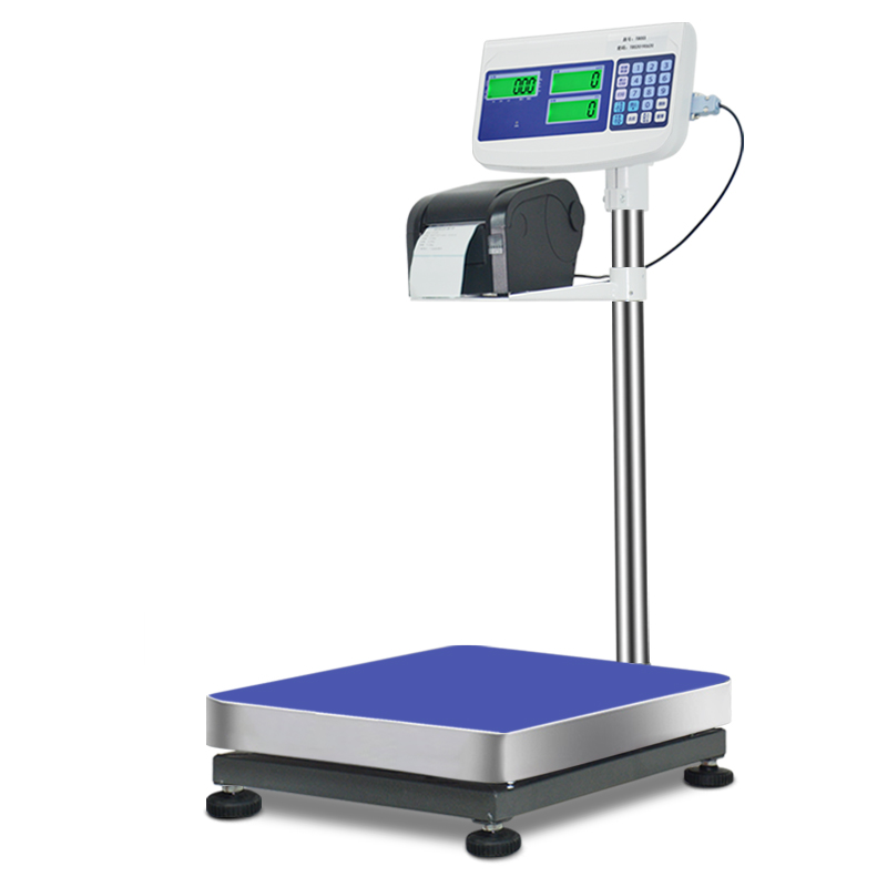 安衡工业台秤带打印不干胶条码电子称热敏标签称30/100/150/300kg - 图2