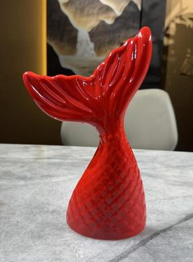 日料刺身摆盘装饰密胺日式刺身菜品点缀海鲜姿造拼盘摆件装饰品