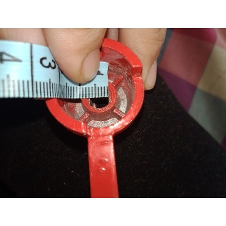 地暖进水阀门开关手柄分水器开关蝶形把手地暖回水阀门开关手柄 - 图1