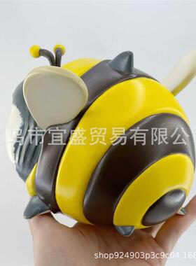 鲨鱼怪兽摆件家居庭院ins手办大鲨鱼怪兽摆件家居创意摆件