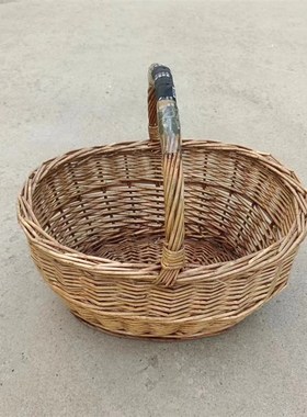 民俗老物件水桶木盆竹篮农耕文化旧农具复古怀旧展览摆件影视道具