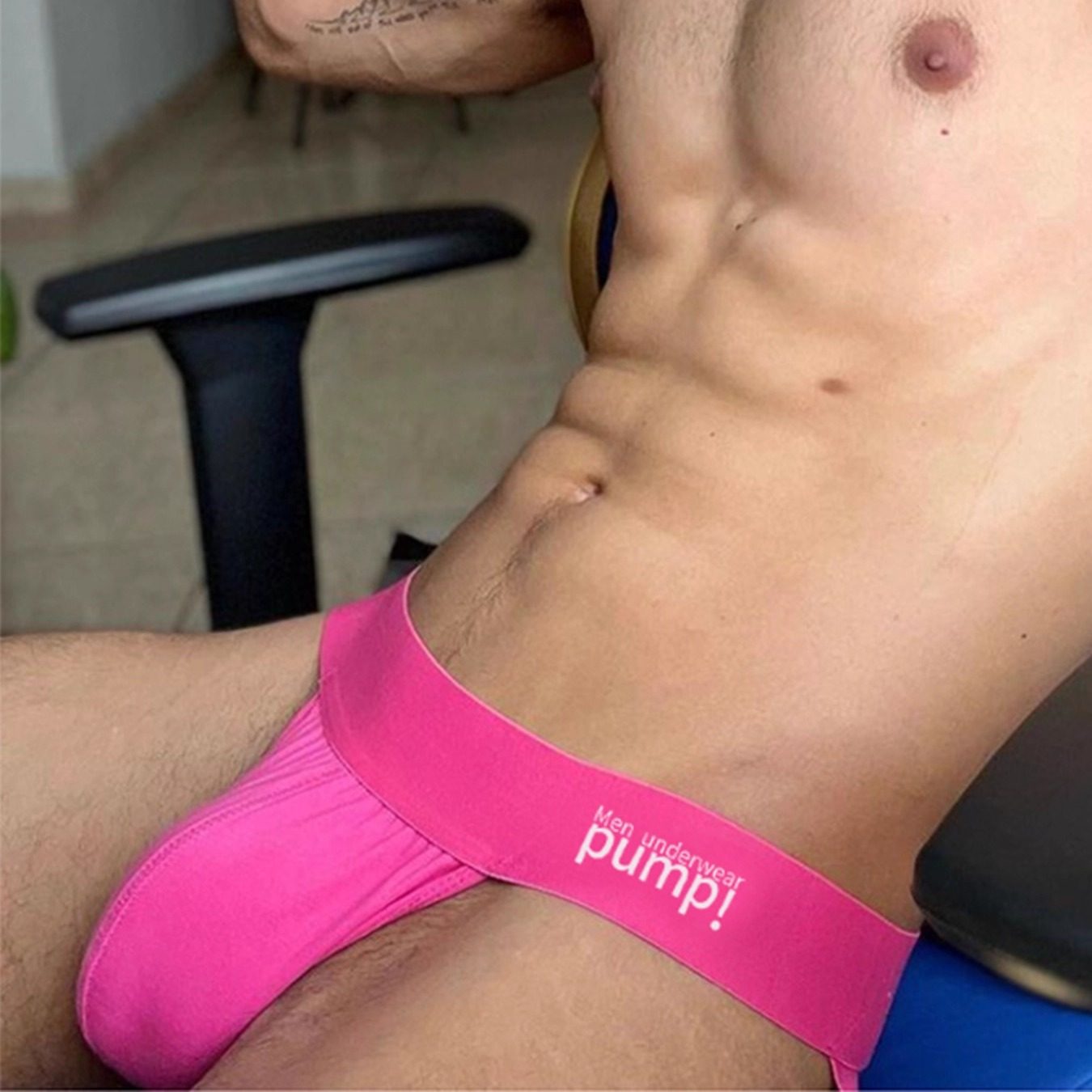 Men underwear pump! 男双丁字内裤性感情趣纯棉低腰镂空露臀提臀,淘宝优惠券,粉丝福利购,淘宝优惠卷