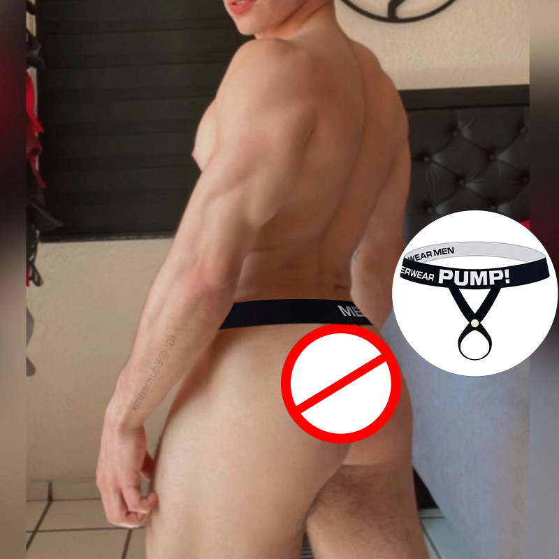 男士内裤高弹舒适低腰吊环镂空双丁字裤性感提臀T字裤情趣运动潮,淘宝优惠券,粉丝福利购,淘宝优惠卷