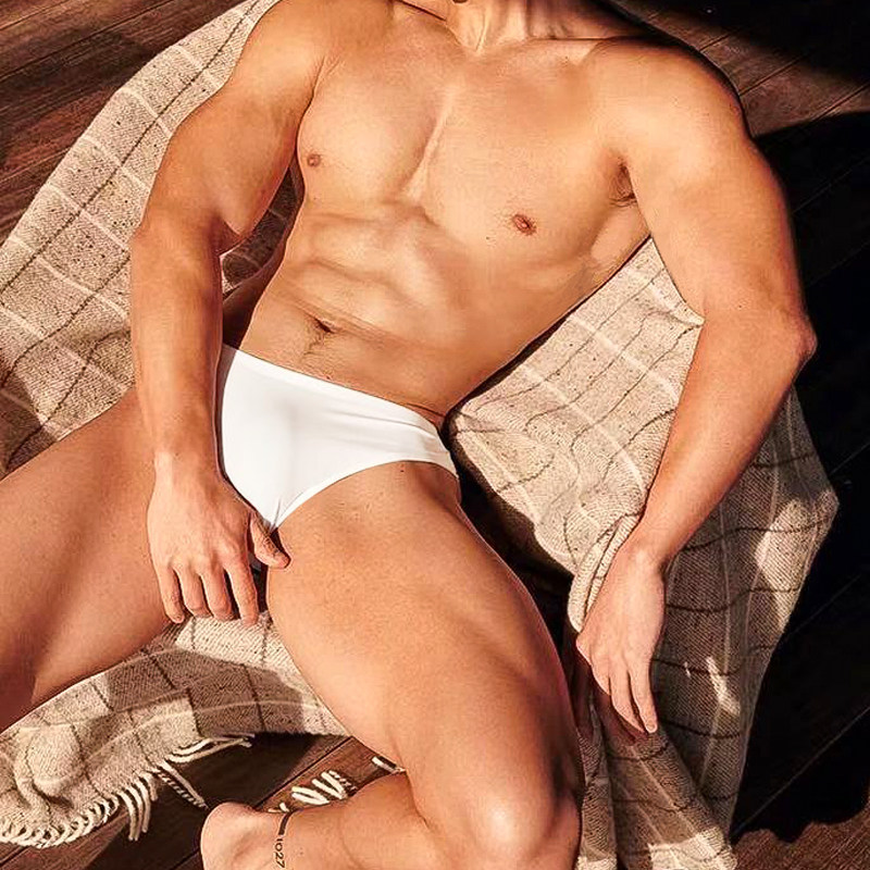 ADANNU男士三角内裤薄款性感莫代尔贴身舒适纯色简约低腰运动青年,淘宝优惠券,粉丝福利购,淘宝优惠卷
