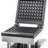 Head waffle machine 2026 new commercial electric heating waffle machine square crepe machine stainless steel electric baking pan