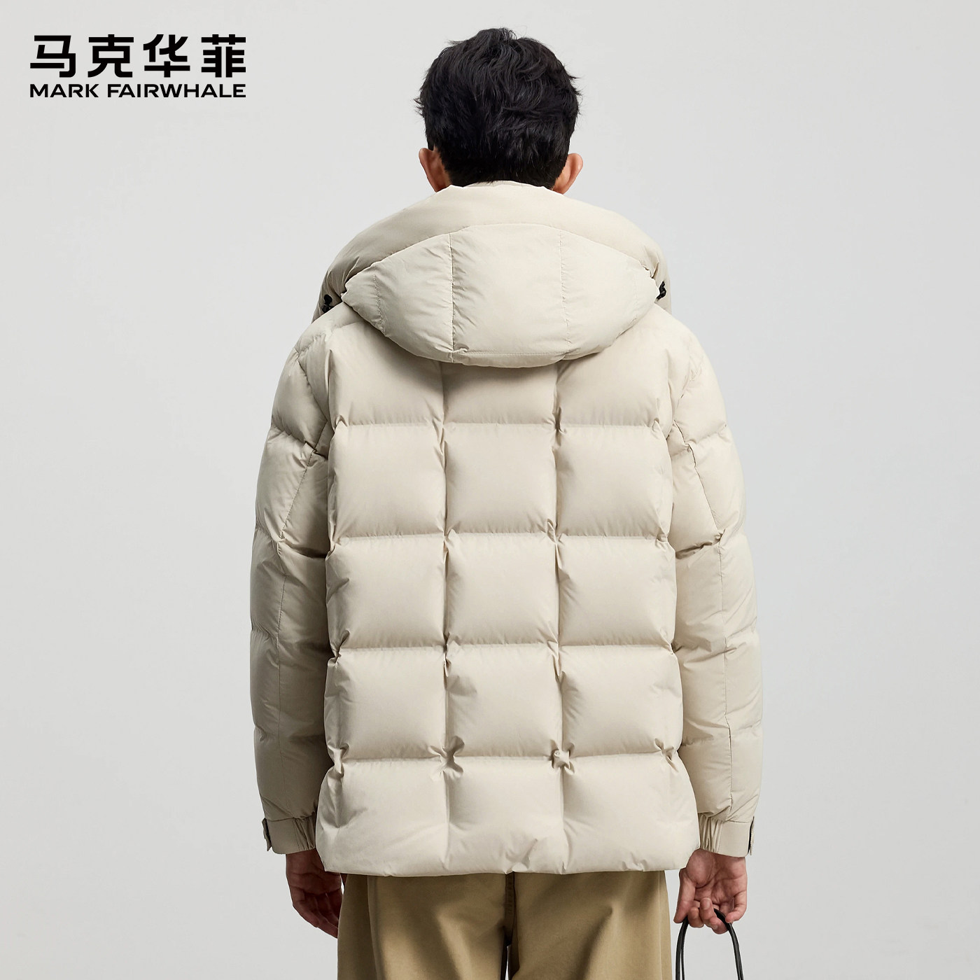 马克华菲时尚轻奢可拆帽极寒面包羽绒服2025冬季男女同款潮流外套