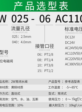 常闭电磁水阀24V水管管道电动控制阀气阀220V淋水排水开关阀4/6分