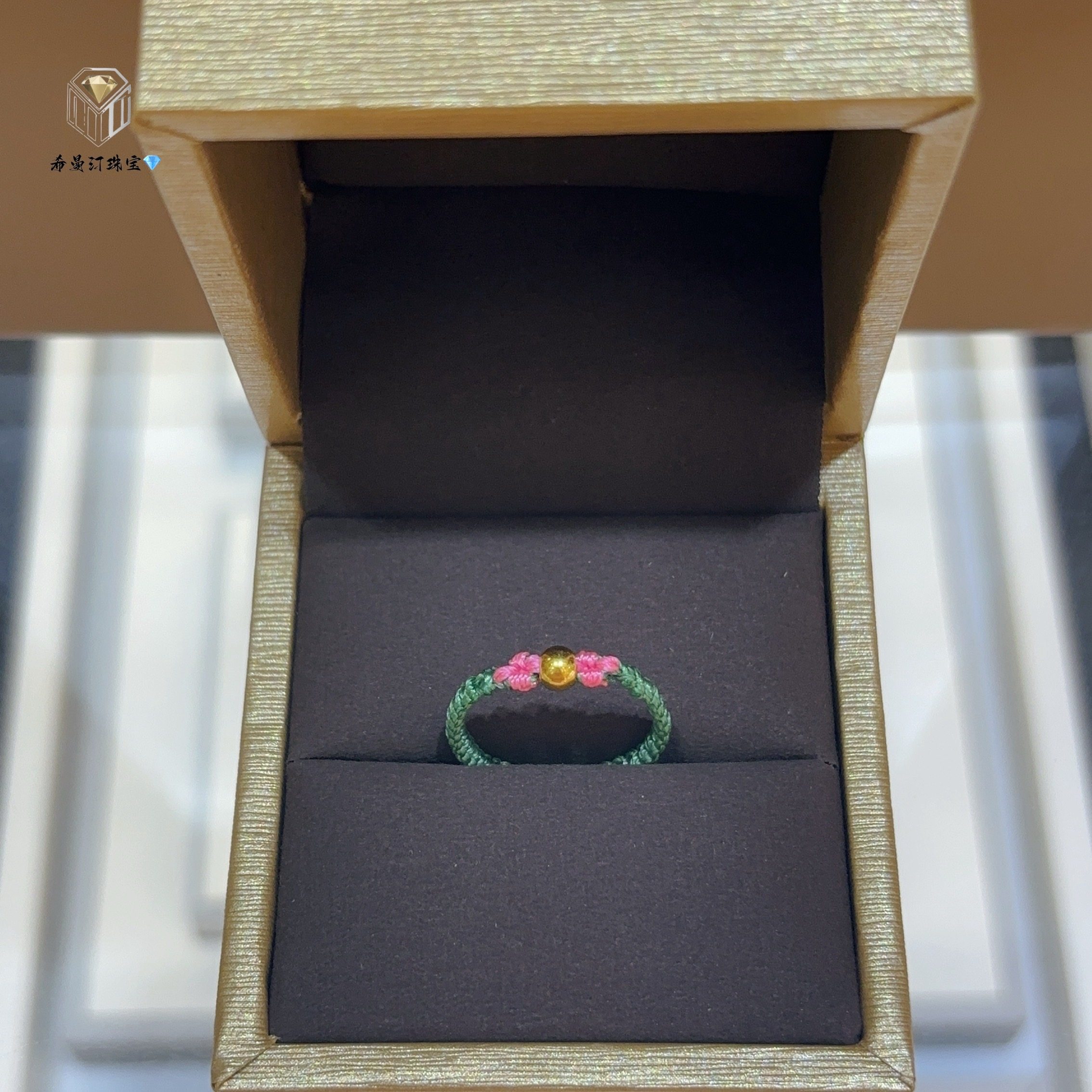 希曼汀珠宝999足金转运珠戒指 黄金光面小金珠指环七夕送女友礼物,淘宝优惠券,粉丝福利购,淘宝优惠卷