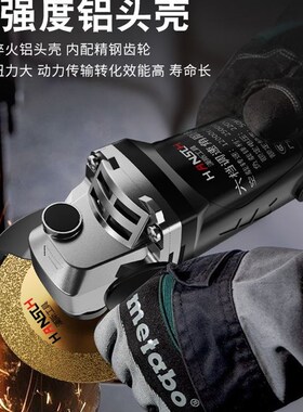 可调速角磨机大功率开槽手磨机切割机小型家用抛光变速打磨机神器