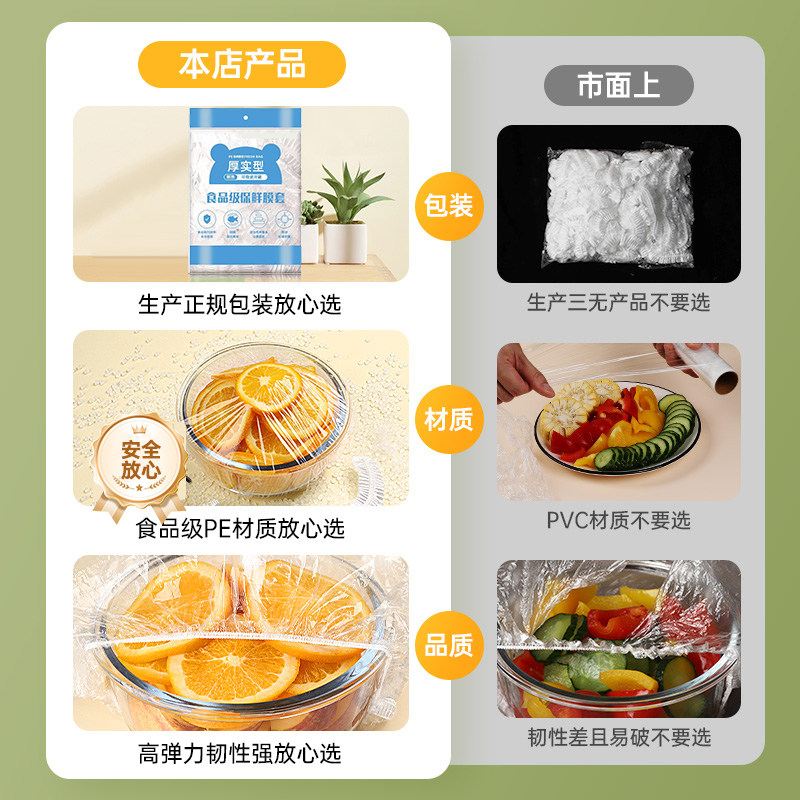 【新店冲量】食品级保鲜膜家用一次性微波炉加热自封口冰箱剩菜饭,淘宝优惠券,粉丝福利购,淘宝优惠卷