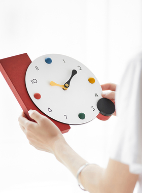 书房卧室in桌面家居饰品座钟电视柜装饰品台钟入户玄关