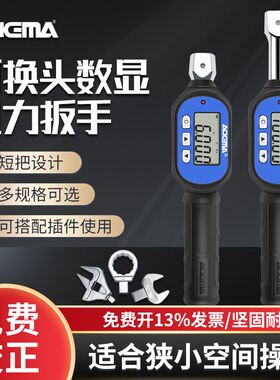 艾德玛数显扭力扳手短把扭矩力矩扳手高精度扭力维修鹰架工具