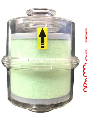 2XZ 2X真空泵用除油雾装置油分离排气过滤器KF25 KF40接口0.1微米