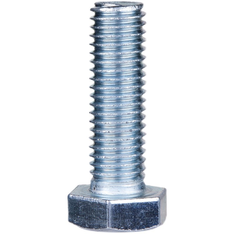 德标DIN933全牙DIN931半牙4.8级镀锌外六角螺栓M612162025304090 - 图3