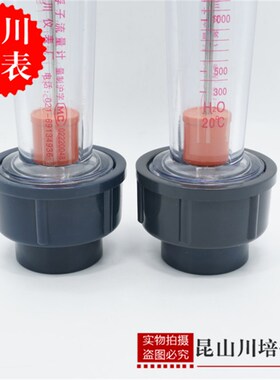 上海天川LZS-25PVC管道水流量计插管接口1000,1600,2500,3000L/H