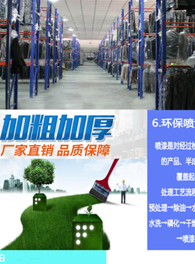 挂衣服货架服装店展示架仓库库房挂衣架仓储货架冬装西装双杠衣架