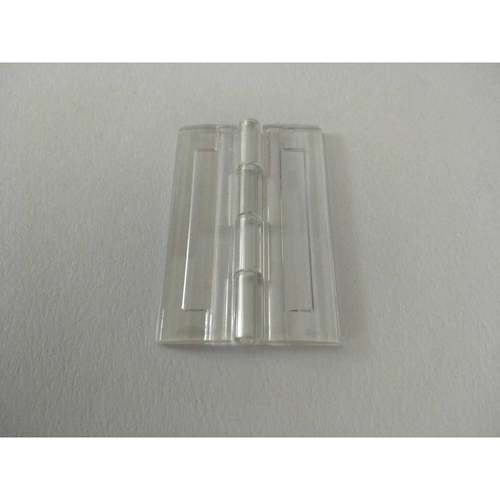 亚克力合页透明PC中号有机玻璃PMMA铰链塑料折页门铰展示柜配件 - 图3