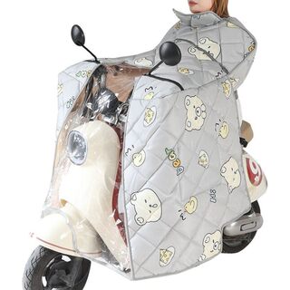 Autumn and winter cloak electric car all-inclusive windshield quilt thicker warm battery car anti-light rain windproof cover electric motorcycle