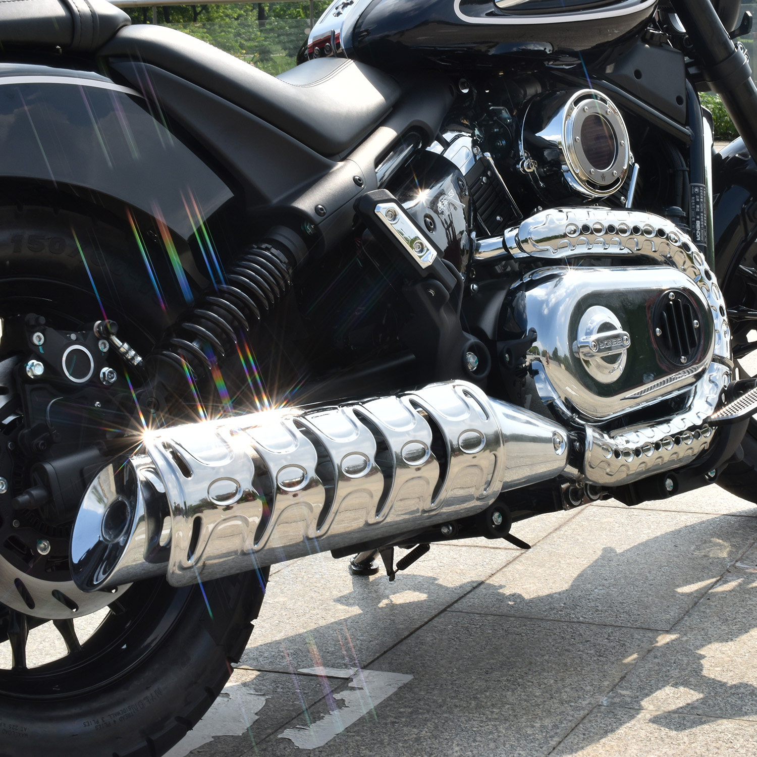 奔达摩托车金吉拉350ACE改装配件电镀油箱仪表罩防烫罩前挡泥板,淘宝优惠券,粉丝福利购,淘宝优惠卷