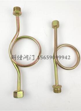 压力表缓冲弯管 304不锈钢表弯管 压力表铜弯管铁表弯 冷凝管直弯