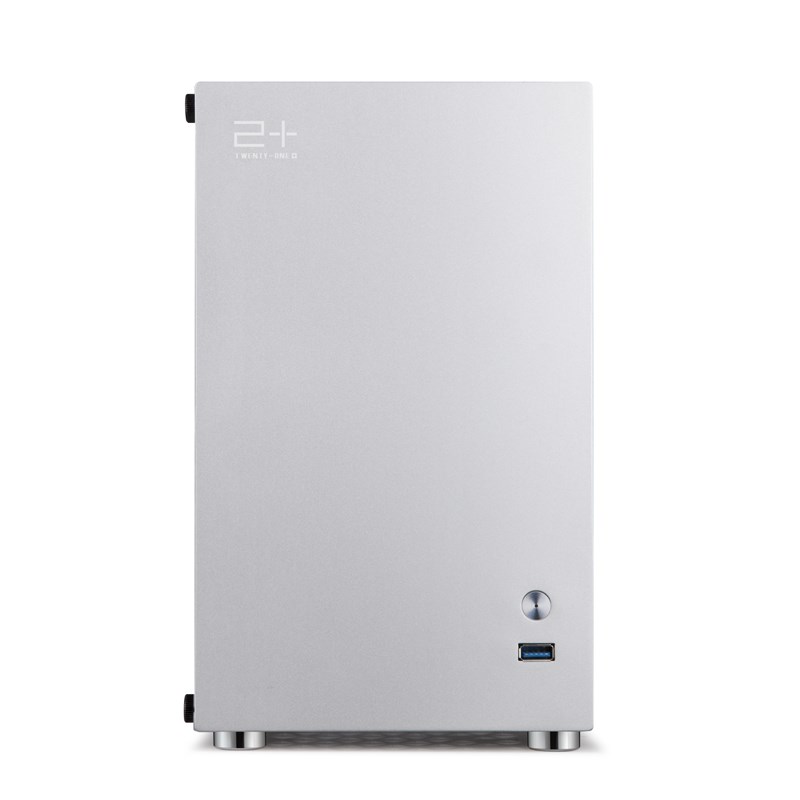 金河田MATE Q1PLUS全铝迷你台式机电脑侧透MATX风冷itx小机箱SFX - 图0