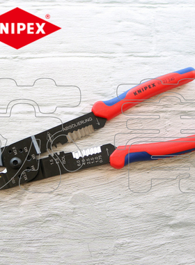 现货德国凯尼派克KNIPEX 多功能剥线钳 压线钳9722240/97 22 240