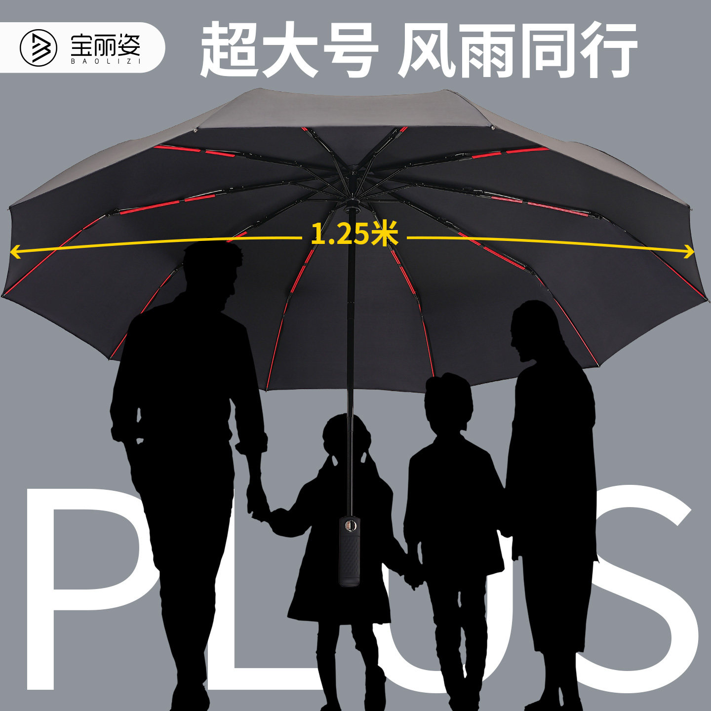 全自动雨伞加大加厚加固男士大号折叠伞女超大防风抗暴雨专用定制,淘宝优惠券,粉丝福利购,淘宝优惠卷