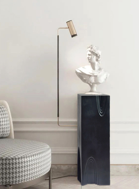 人像雕塑落地展台服装店橱窗装饰摆台增高摆设台几何X底座模特地