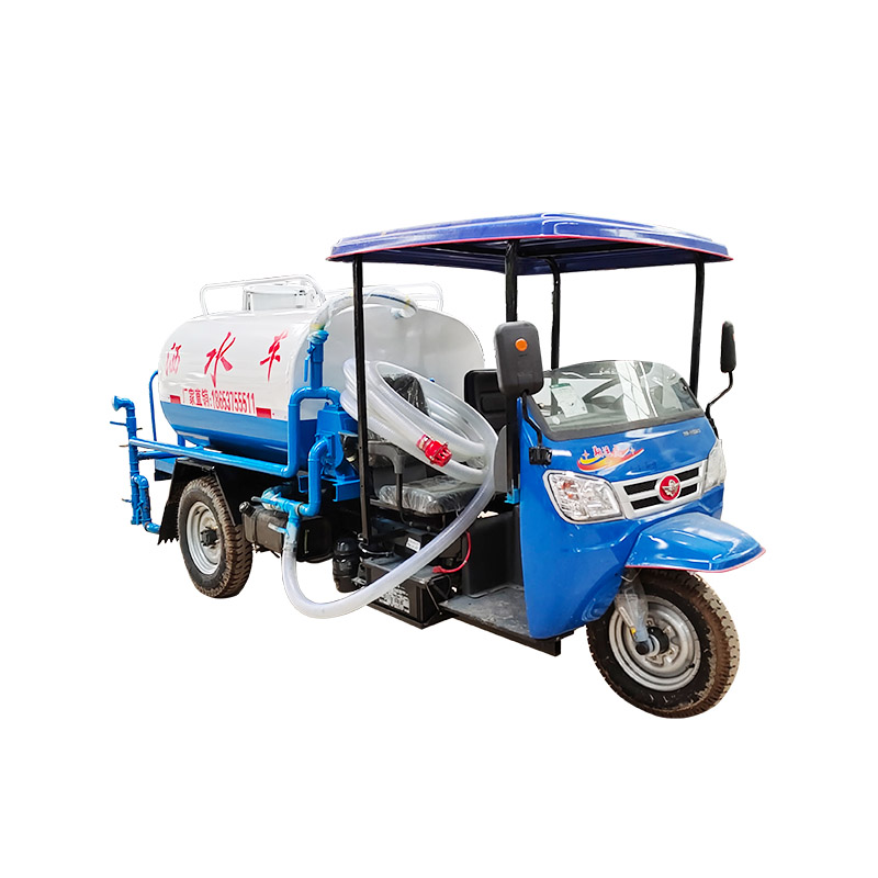 三轮洒水车农用2方方雾炮洒水车道路绿化浇水工地除尘小型洒水车 - 图3