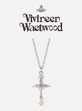 立体土星水滴珍珠项链轻奢高级感