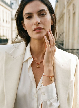 西太后土星吊坠红绳手链女生本命