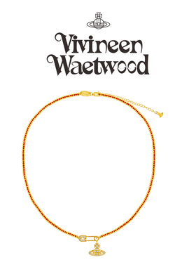 西太后土星别针吊坠红绳项链