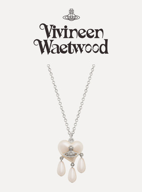 土星爱心水滴吊坠项链女高级感