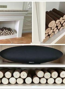 木柱小木桩围栏圆木树干婚庆道具木墩装饰壁炉庭院篱笆园艺树桩