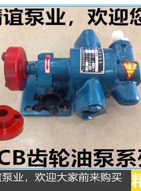高温电动铜齿轮油泵KCB18.3/33.3/55/83.3自吸泵柴汽油泵防暴泵头