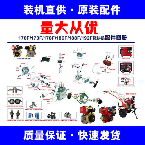 常柴凯马微耕机单缸风冷柴油配件170F173F178F186F188F192F导风罩 - 图2