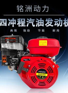 170F190f小型内燃单缸电起四冲程微耕膨化抽水抹光192F汽油发动机