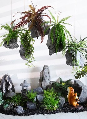 泡沫假石头假山造景园林庭院舞台道具橱窗装饰摆件岩石仿真景观石