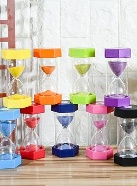 防坠落沙漏组合套装5/20/30/60分钟计时器流沙儿童吃毕业礼物