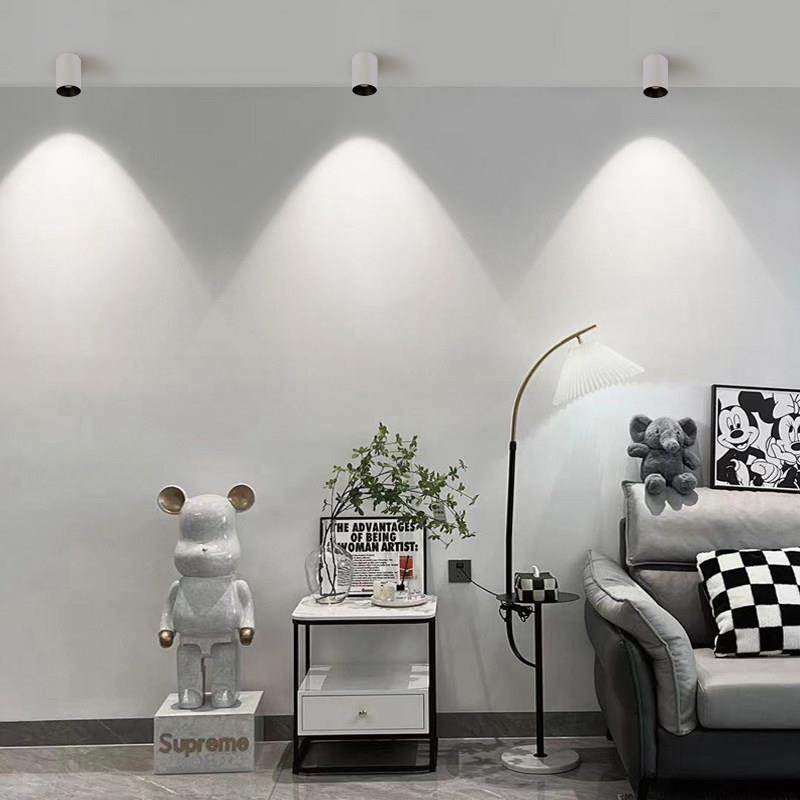 明装射灯led吸顶式筒灯客厅高显RG0护眼灯无副光斑小山丘6222,淘宝优惠券,粉丝福利购,淘宝优惠卷