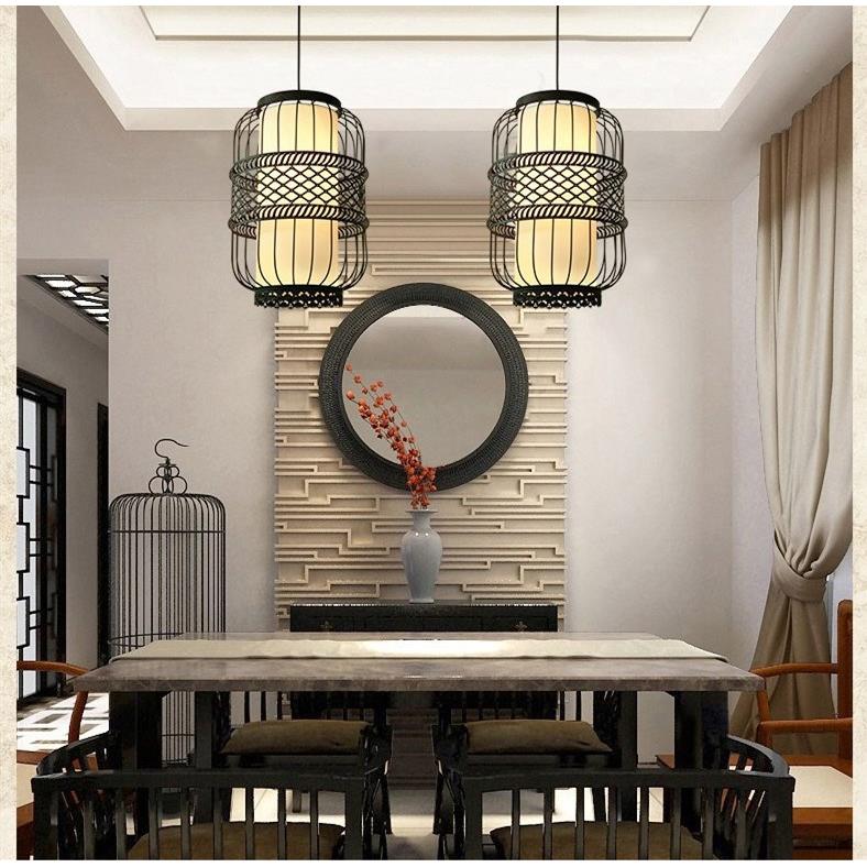 客房楼梯间鸟笼吊灯新中式铁艺英式会议室厂房学校浪漫仓库童装店 - 图1