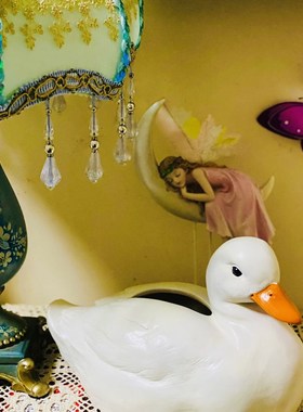 网红维尔柯鸭子纸巾盒装饰品摆件家用客厅茶几抽纸收纳盒个性创意