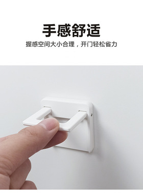 衣柜推拉门锁柜子移门卡扣儿童安全衣柜滑窗户锁扣防开门固定神器
